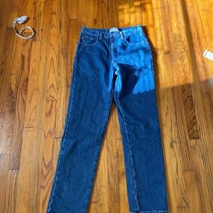 Fleece lined jeans